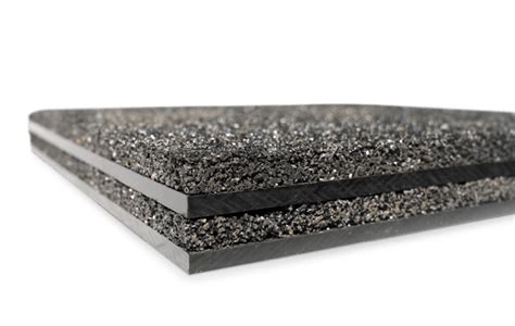 Putplasčio garso izoliacijos medžiagos pavyzdys