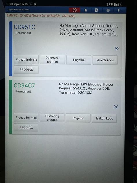 naudotos vairo kolonėlės palyginimas su restauruota