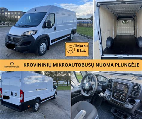 Nuomojamų automobilių ir mikroautobusų įvairovė