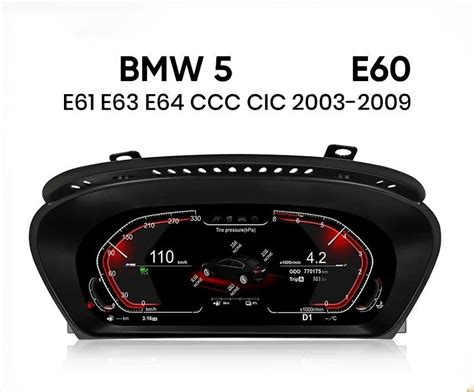 BMW E60 prietaisų skydelio diagrama su elektronikos komponentais