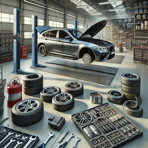 Nuotrauka, iliustruojanti įvairias automobilių dalis (variklio, stabdžių, pakabos)