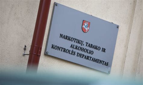 Narkotikų, tabako ir alkoholio kontrolės departamento logotipas