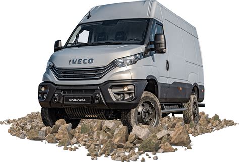Iveco Daily 4x4 furgonas dirbantis bekelėje