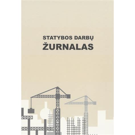 Nuotrauka: statybos darbų žurnalas atverstas