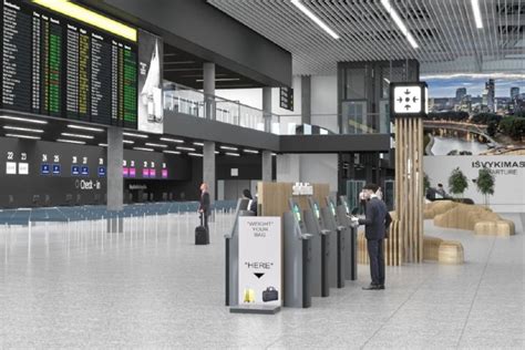 Vilniaus oro uosto moderni bagažo tvarkymo sistema su dirbtiniu intelektu
