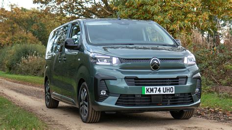 Citroën E-Spacetourer vizualizacija arba infografika apie elektrinę jėgainę