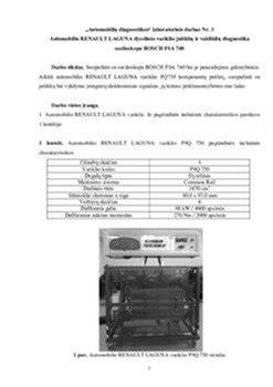 Jutiklių diagnostika išmetimo sistemoje