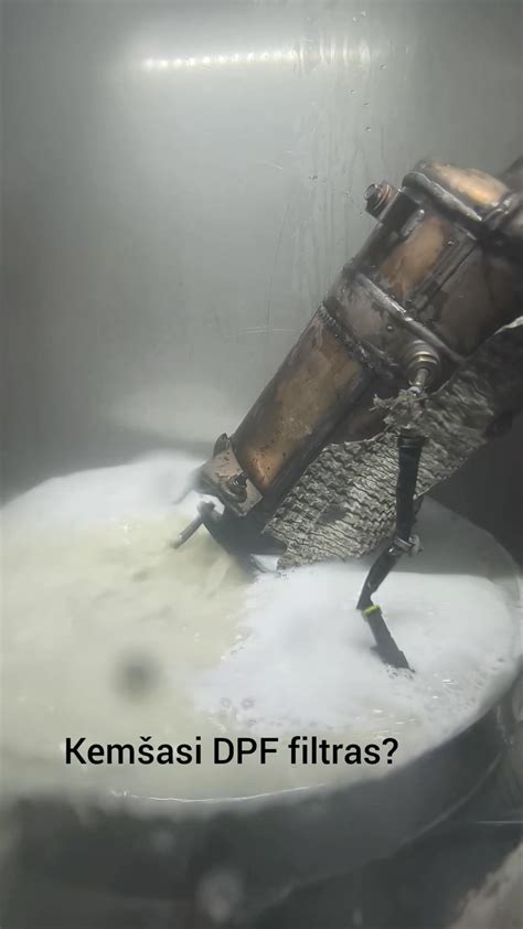Profesionalus DPF valymo procesas