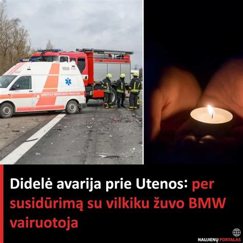 Teminė nuotrauka: avarija, ugniagesys, motociklas, Utenos rajonas