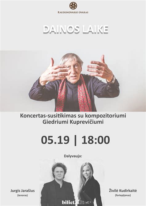 Atlikėjos Jūratės Miliauskaitės koncertinio turo „Keliaujanti laike“ plakatas