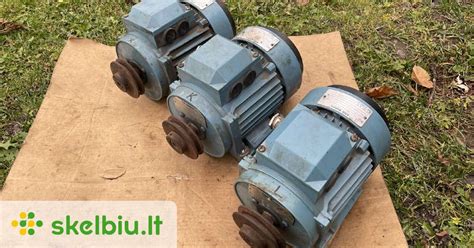 Pramonėje naudojami elektros varikliai