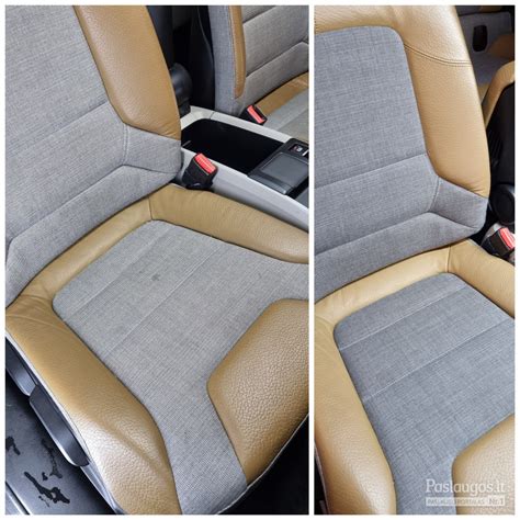 Vaizdas: automobilio odinių sėdynių valymas ir priežiūra