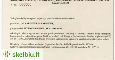 Infografika: Transporto vadybininko profesinės kompetencijos egzamino struktūra