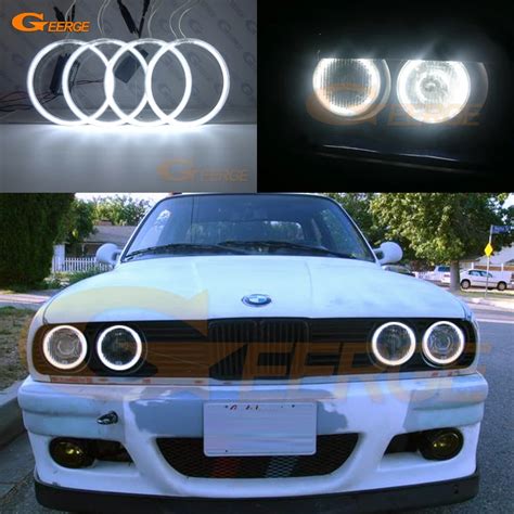 CCFL Angel Eyes žiedų rinkinio schema arba pavyzdys, įmontuotas BMW žibinte