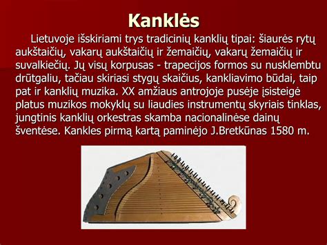 Tradiciniai lietuvių liaudies instrumentai ir natos