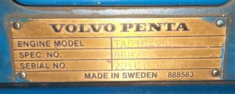 Volvo Penta variklio schematinis vaizdas