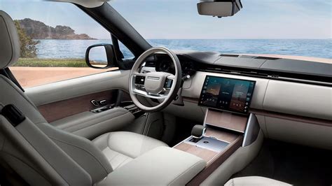 Range Rover Evoque interjeras ir prietaisų skydelis