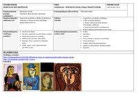 Pablo Picasso portretas ir jo kūrybos chronologinė schema
