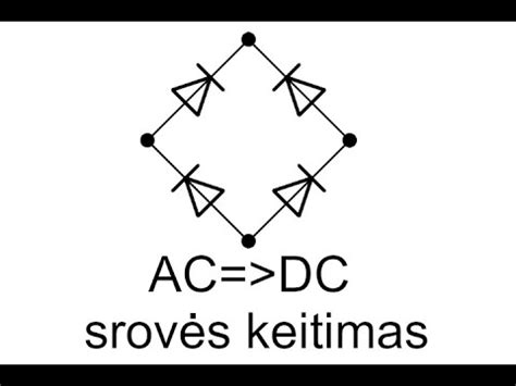 Schema: diodų tiltas, pagrįstas KD213A