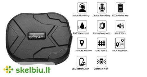 schema: GPS/GSM sekimo sistemos veikimo principas su ryšiu tarp automobilio ir išmaniojo telefono