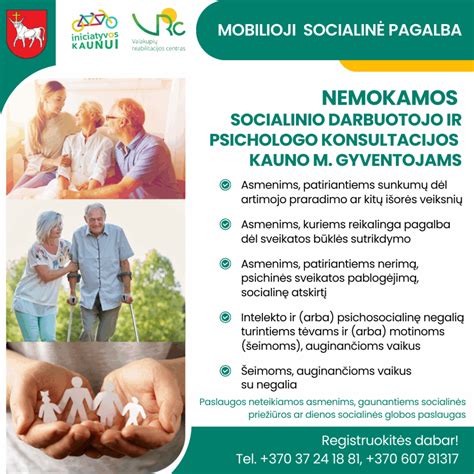 Teminė nuotrauka: žmonės, teikiantys socialinę pagalbą