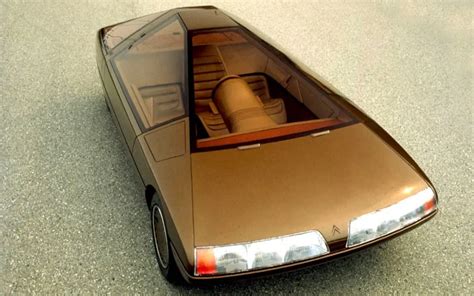 Citroën Karin koncepcinio automobilio interjero diagrama
