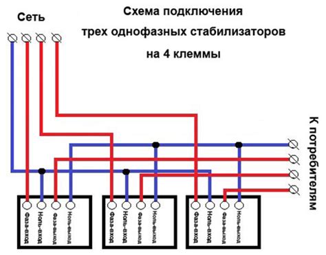 Schema, iliustruojanti įtampos stabilizatoriaus mažinimo veikimą