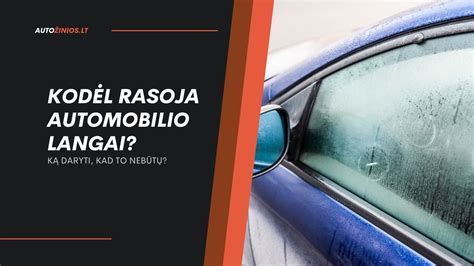 rasojantys automobilio langai