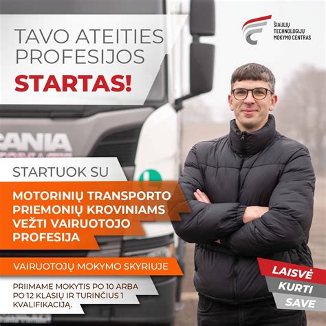 Vairuotojo, keičiančio profesinę kvalifikaciją, siluetas su dokumentais ir transporto priemone fone