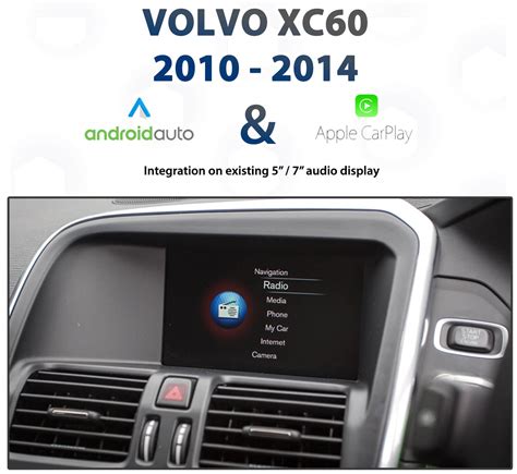 Volvo XC60 Android multimedijos (2009-2017) sistemos nuotrauka su 8.8 colio ekranu