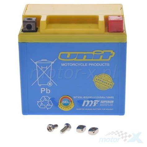 Nuotrauka Unit WTX5L-BS gelio akumuliatoriaus