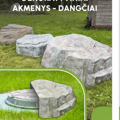 Dirbtinių akmenų pavyzdžiai kraštovaizdyje