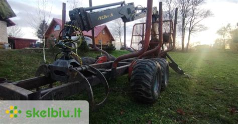 Hidromanipuliatorius Palms 695 su medveže priekaba