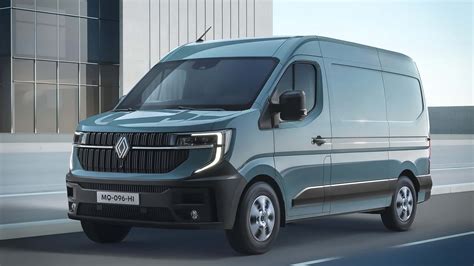 Renault Master furgono išorės dizainas, demonstruojantis aerodinamines linijas