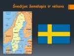 Švedijos žemėlapis ir bendras kraštovaizdis