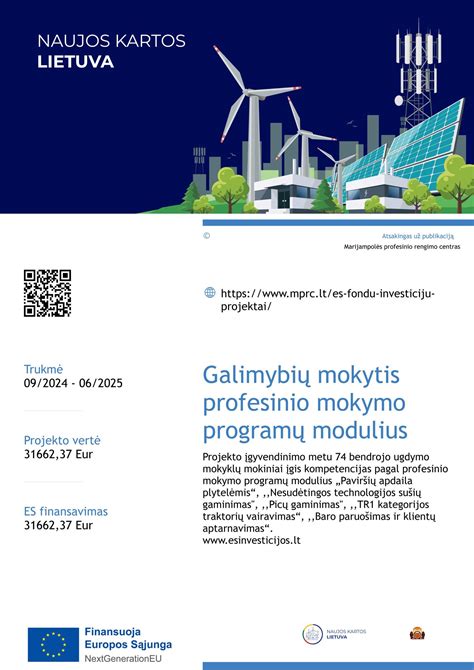 Mokymo programų infografika