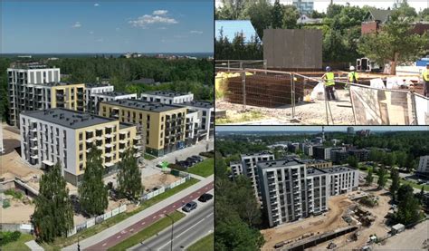 Daugiabučio Kviečių gatvėje statybų procesas ir aplinkos vaizdas