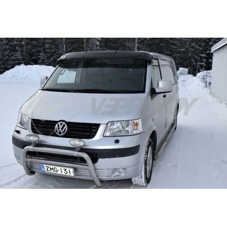Teminė nuotrauka: VW T5 su priekinio stiklo deflektoriumi arba apsauga nuo saulės