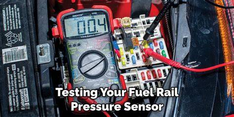 diagram of battery voltage check and fuel pressure sensor
