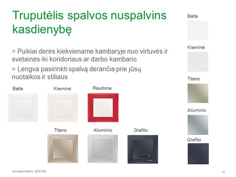 įvairių tipų mygtukinių jungiklių nuotraukos (apšviestų, metalinių, plastikinių)