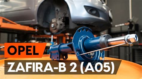 Opel Zafira priekinės ašies schema arba guolio mazgo pjausnio diagrama