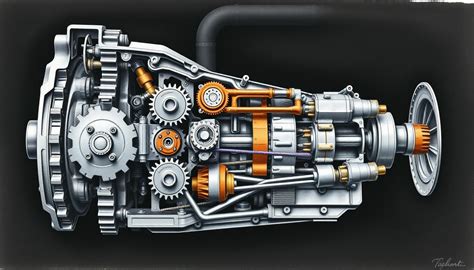 Automobilio variklio ir transmisijos sistema
