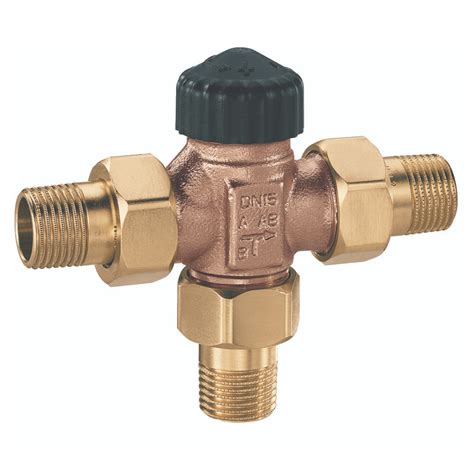 Nuotrauka: Dvipusis maišymo vožtuvas, galintis palaikyti nustatytą temperatūrą