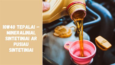 Infografika: dažniausiai naudojamų tepalų tipų (mineraliniai, sintetiniai, pusiau sintetiniai) palyginimas