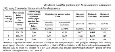Informatyvi lentelė su preliminariais duomenų atkūrimo paslaugų įkainiais, nurodant, kad galutinė kaina priklauso nuo gedimo sudėtingumo.