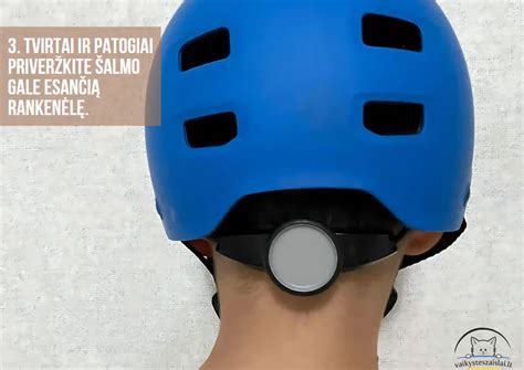 Infografika: Pagrindiniai kriterijai renkantis šalmo žibintą (liumenai, baterija, tvirtinimas, valdymas)