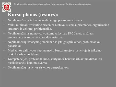 Schema, iliustruojanti nepilnamečių baudžiamosios atsakomybės amžiaus ribas ir pagrindines bausmių rūšis.