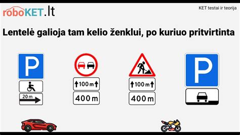 KET ženklo iliustracija su atstumų taisyklėmis