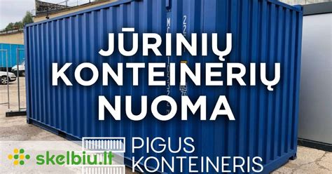 infografika su skirtingų tipų konteinerių vizualizacija (jūriniai, techniniai, preskonteineriai ir IBC)