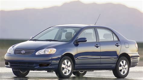 Toyota Corolla 2003 modelio nuotrauka arba techninė schema